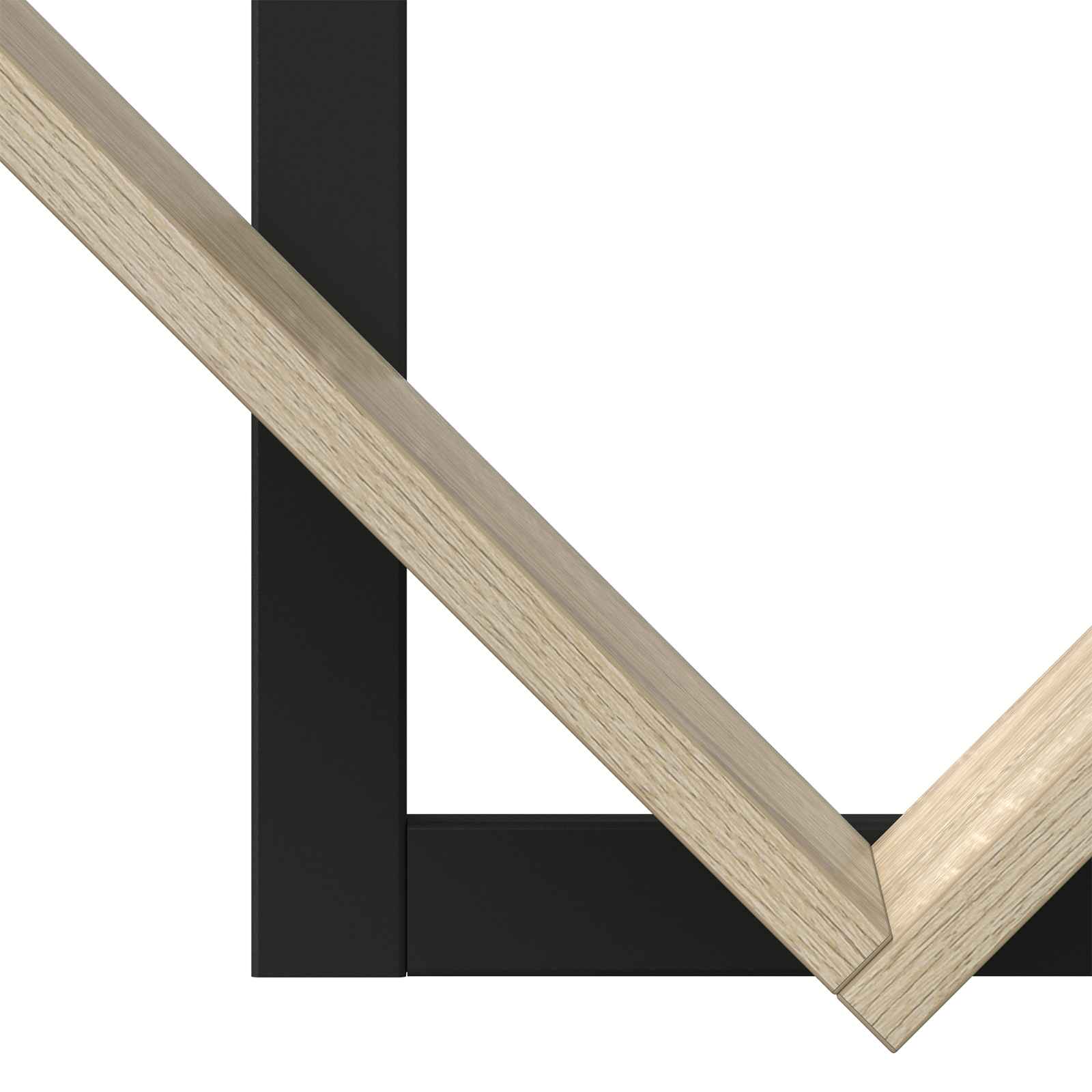 Wand Vlonderschap Sonoma Eiken 43 x 15 x 47 cm Bewerkt hout