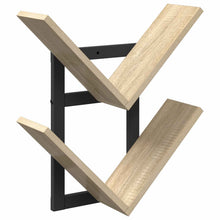 Wand Vlonderschap Sonoma Eiken 43 x 15 x 47 cm Bewerkt hout