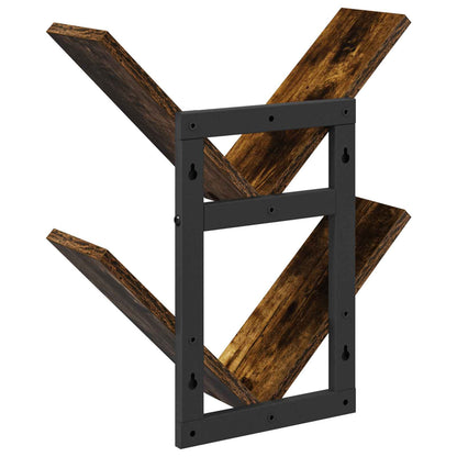 Wand Vlonderschap Gerookt eiken 43 x 15 x 47 cm Bewerkt hout