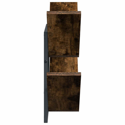 Wand Vlonderschap 2 pcs Gerookt eiken 43 x 15 x 47 cm