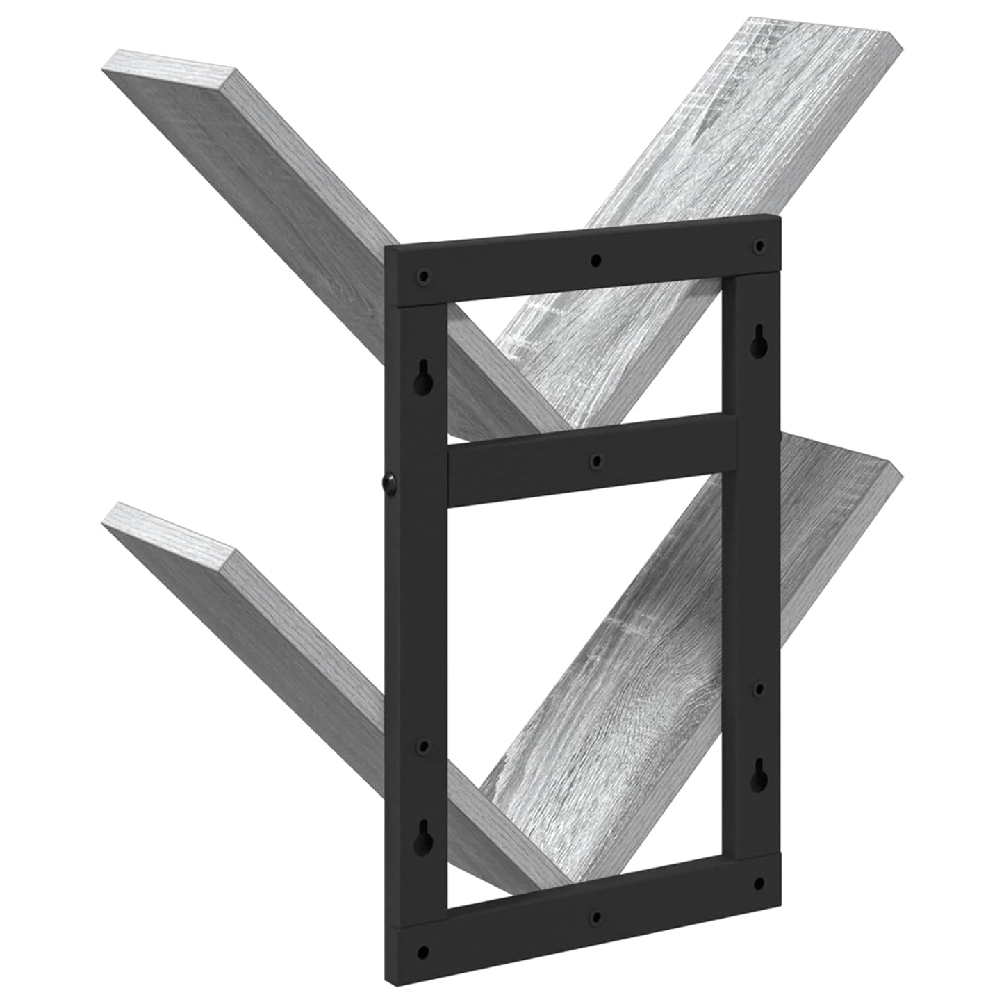 Wand Vlonderschap 2 pcs Grijs Sonoma 43 x 15 x 47 cm