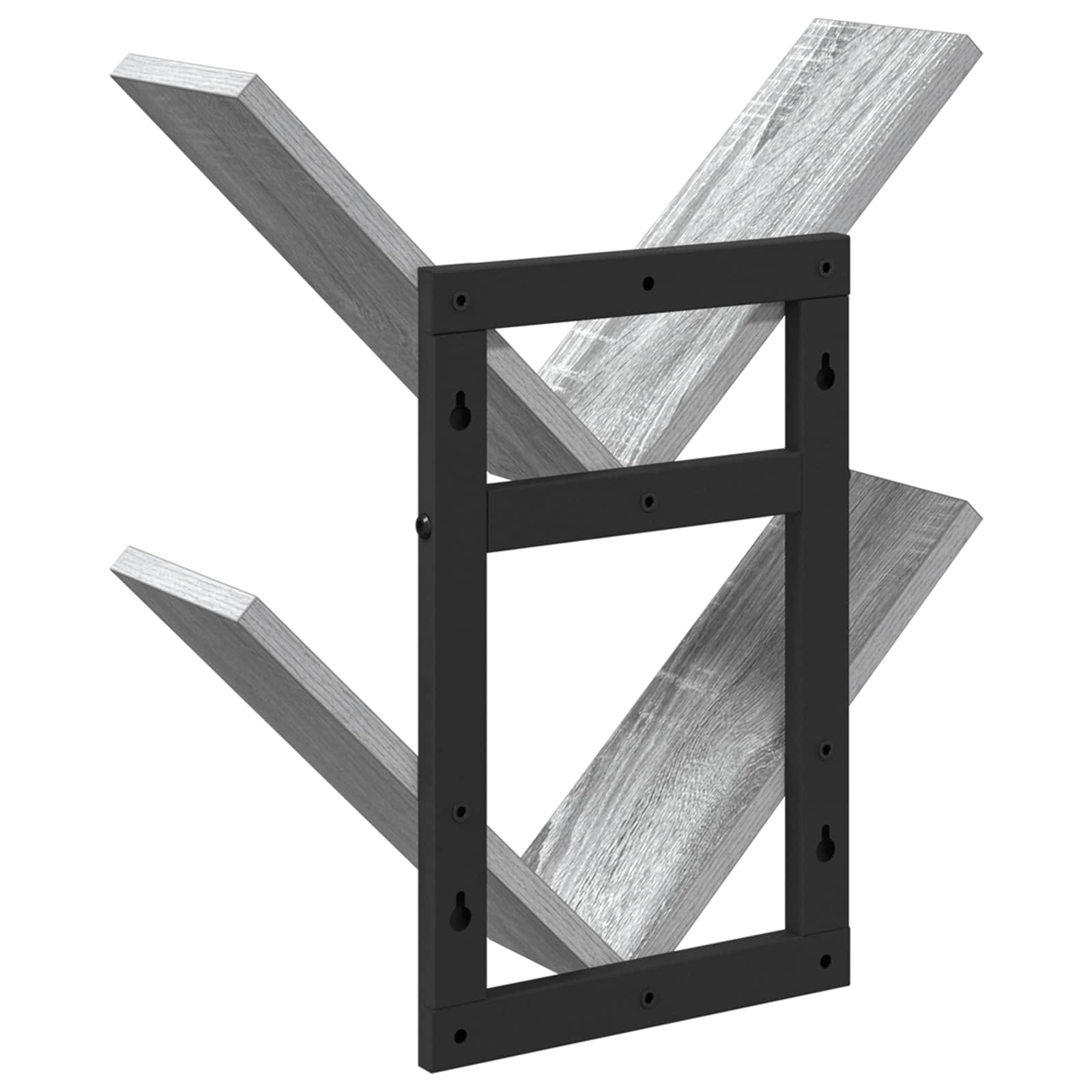 Wand Vlonderschap 2 pcs Grijs Sonoma 43 x 15 x 47 cm