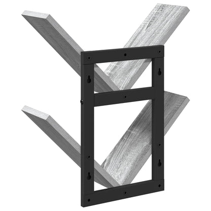 Wand Vlonderschap 2 pcs Grijs Sonoma 43 x 15 x 47 cm