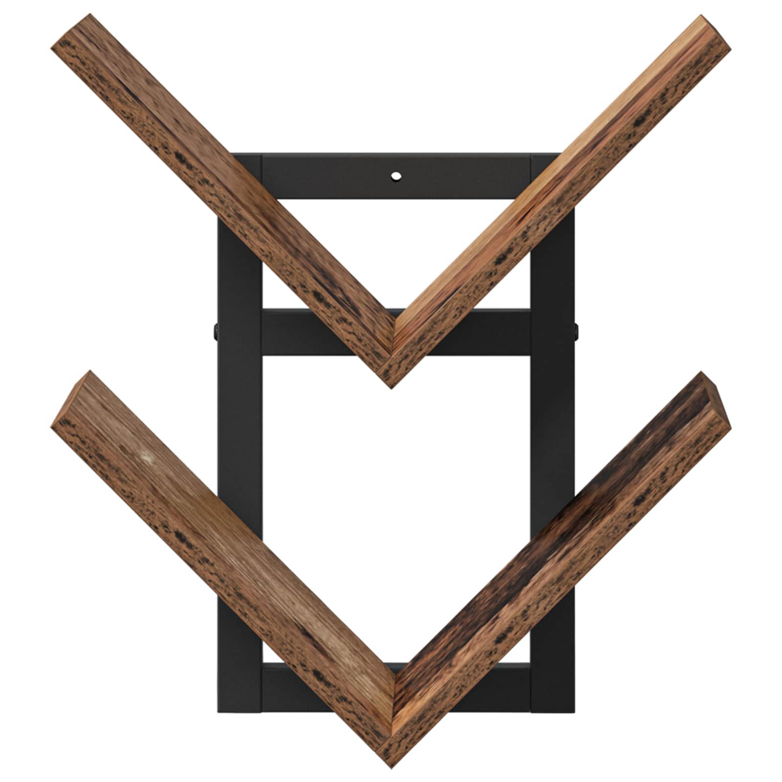 Wand Vlonderschap Oud hout 43 x 15 x 47 cm Bewerkt hout