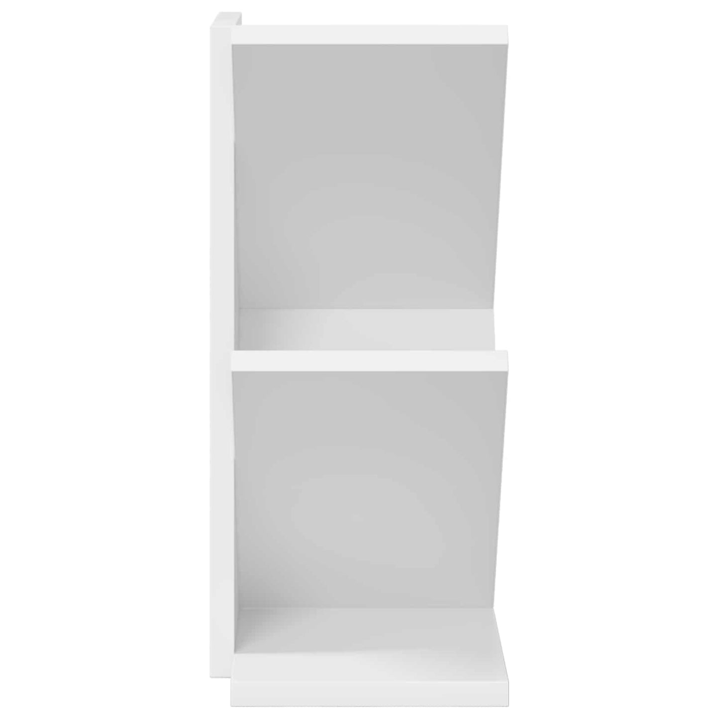 Boomvormige boekenplank met 3 planken 30 x 18 x 40 cm Bewerkt hout Wit