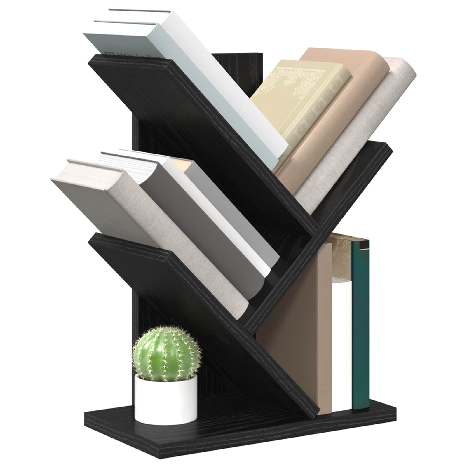 Boomvormige boekenplank met 3 planken 30 x 18 x 40 cm