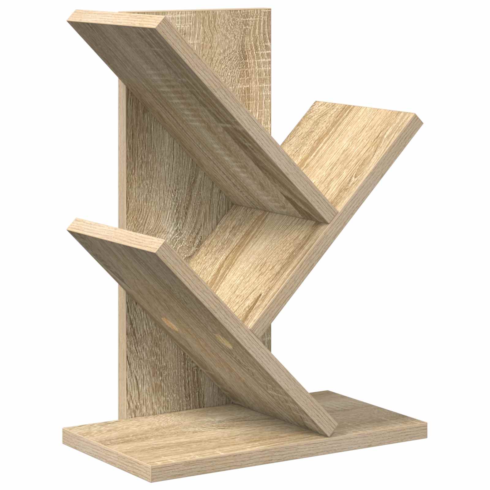 Boomvormige boekenplank met 3 planken 30 x 18 x 40 cm