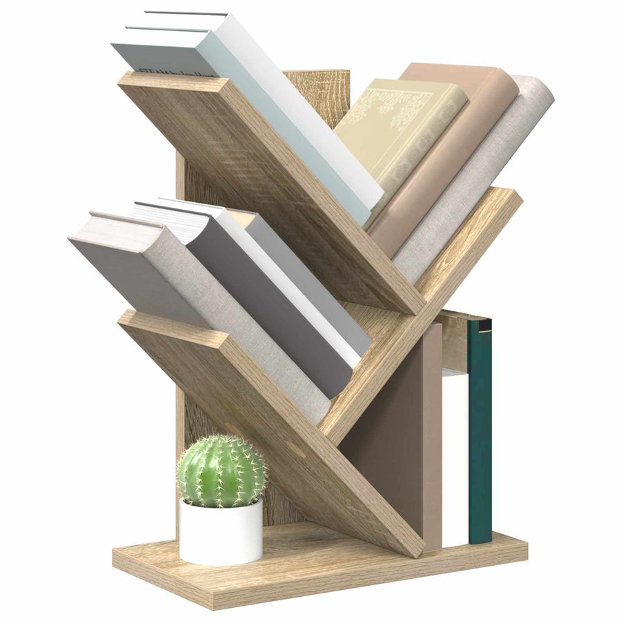 Boomvormige boekenplank met 3 planken 30 x 18 x 40 cm