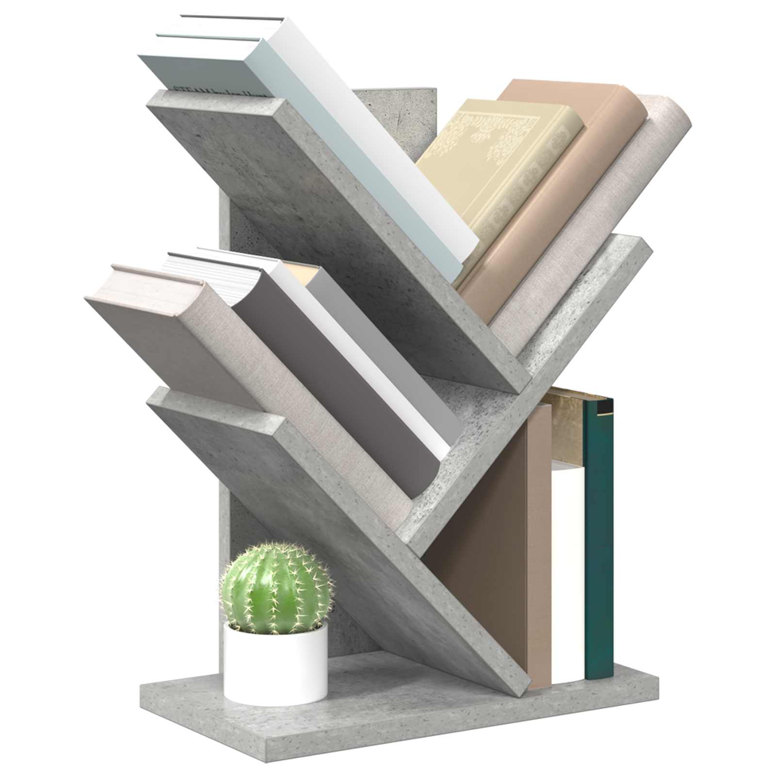 Boomvormige boekenplank met 3 planken 30 x 18 x 40 cm