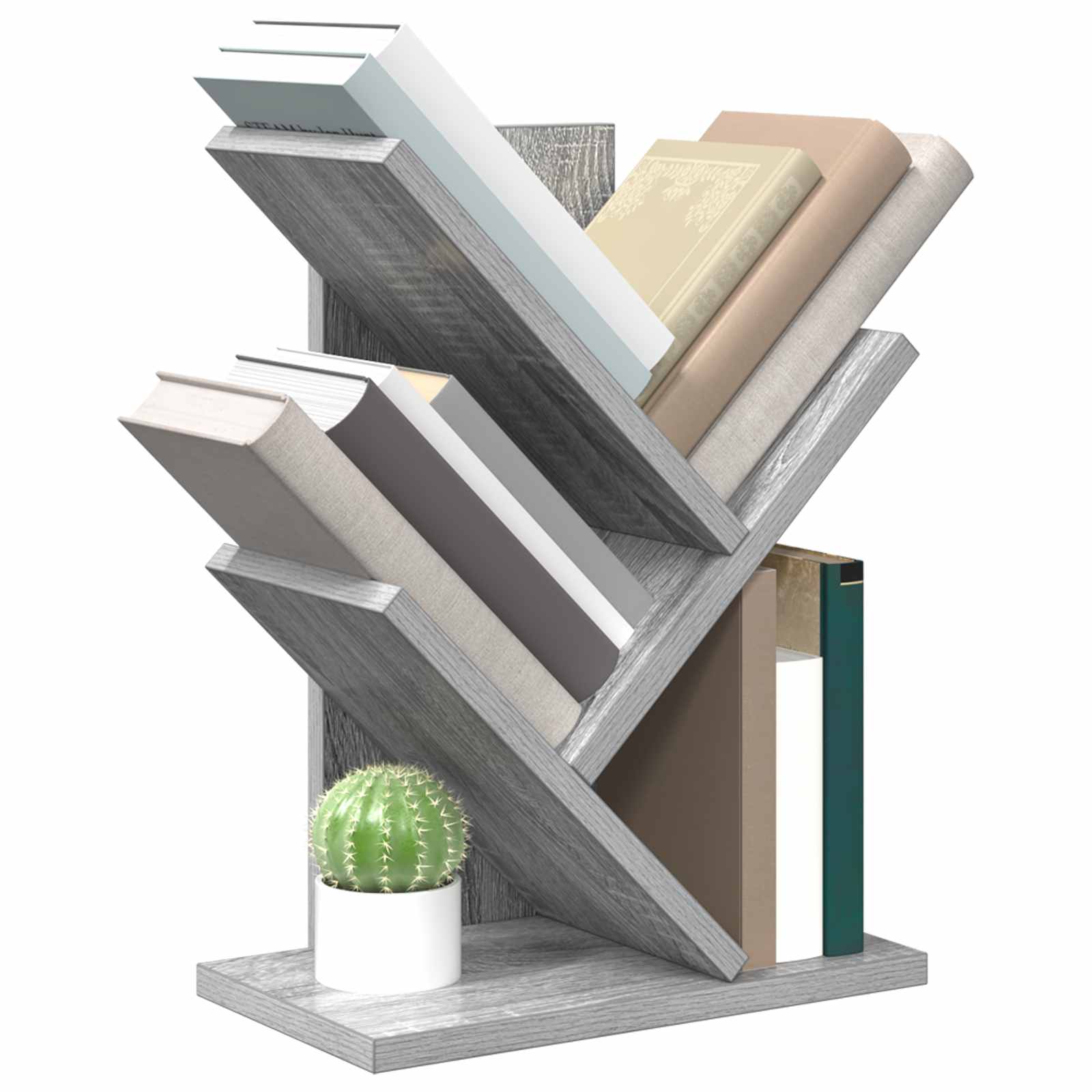 Boomvormige boekenplank met 3 planken 30 x 18 x 40 cm