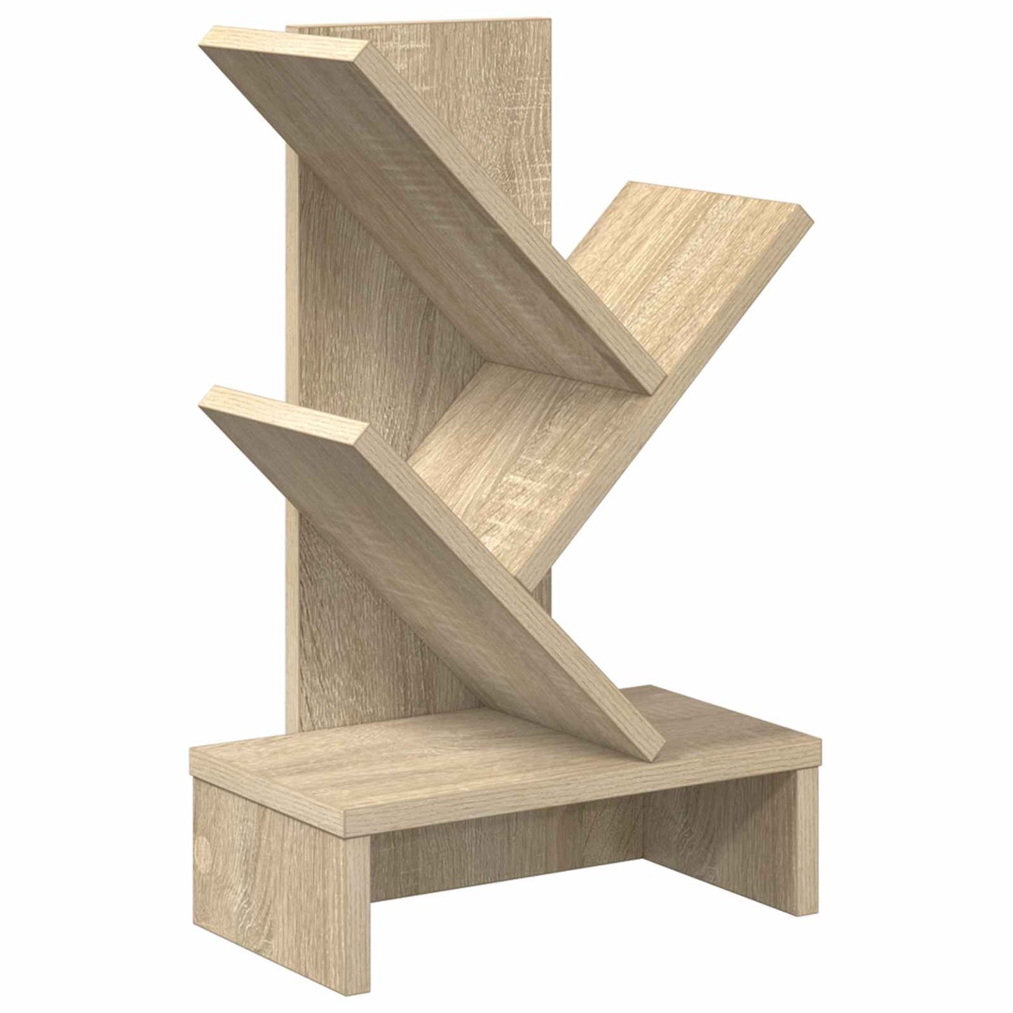 Boomvormige boekenplank met 3 planken 30 x 18 x 48 cm