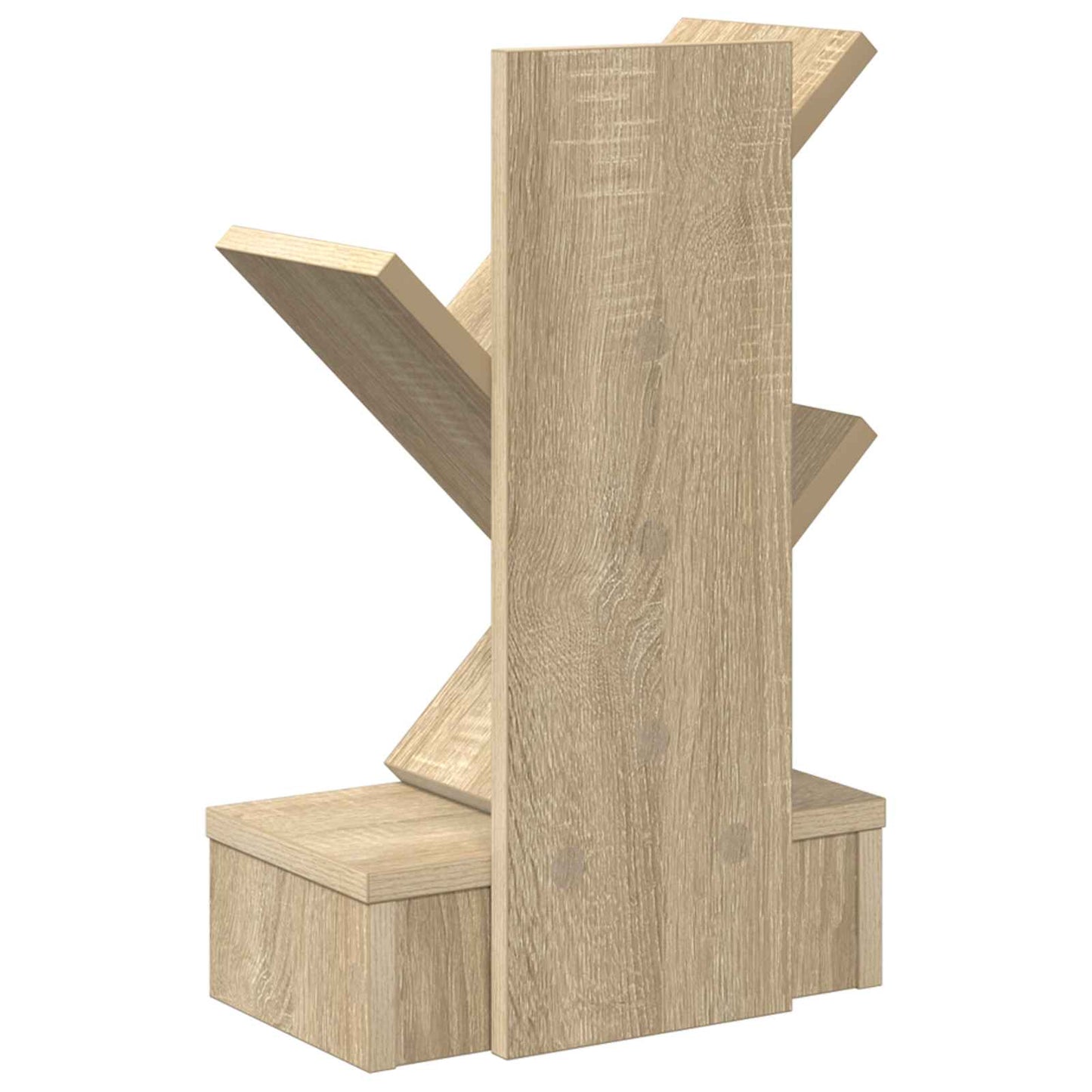 Boomvormige boekenplank met 3 planken 30 x 18 x 48 cm