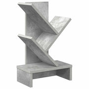 Boekenkast boomvormig 30x18x48 cm betongrijs