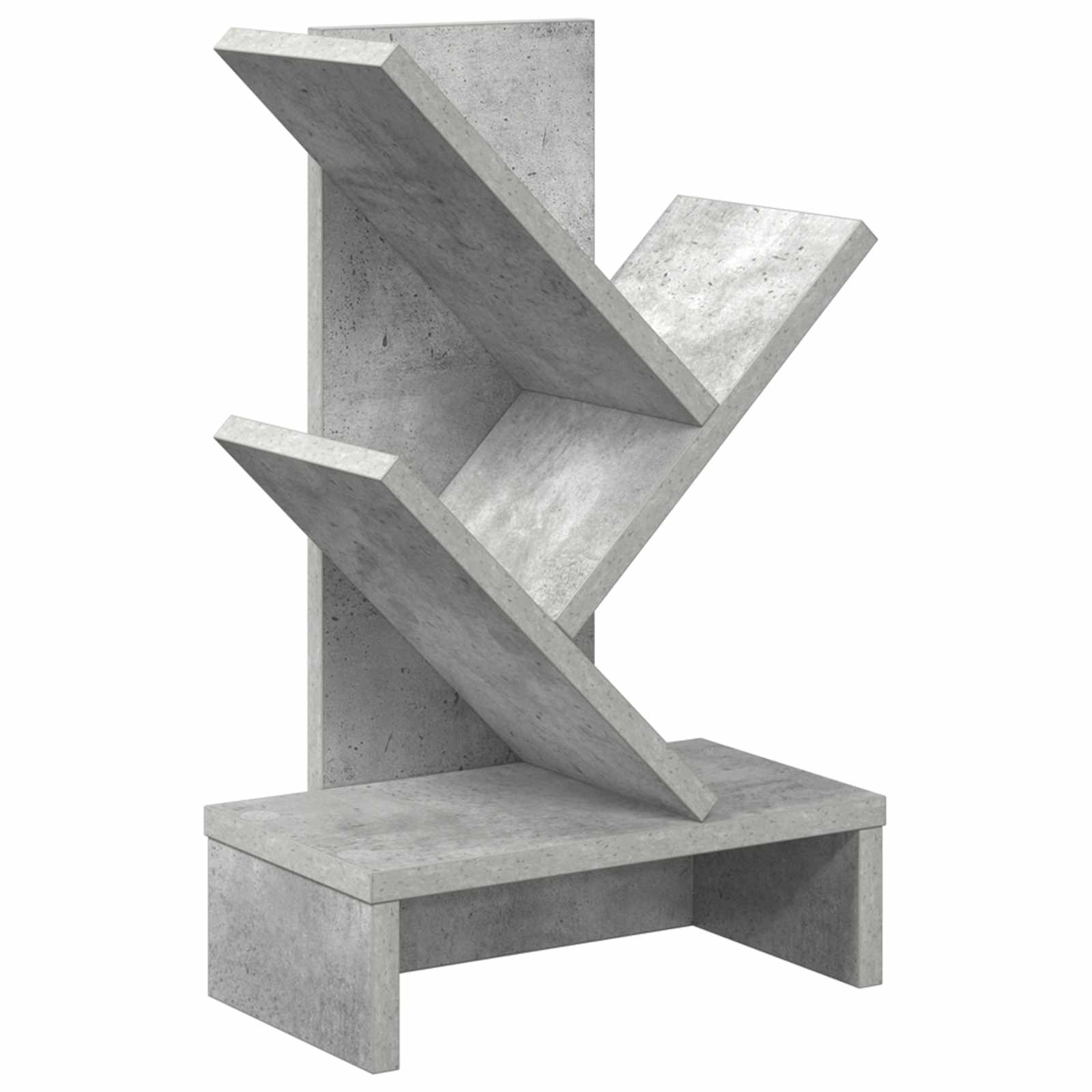 Boomvormige boekenplank met 3 planken 30 x 18 x 48 cm