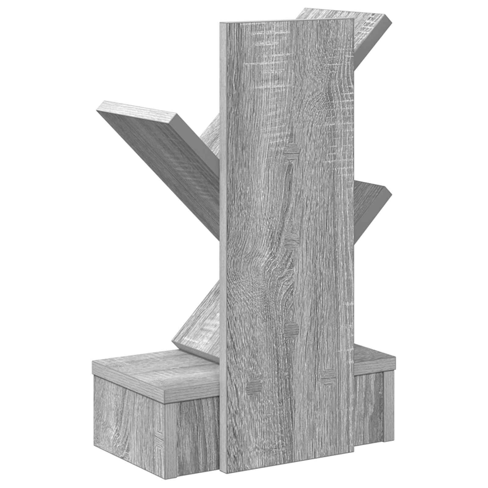 Boomvormige boekenplank met 3 planken 30 x 18 x 48 cm
