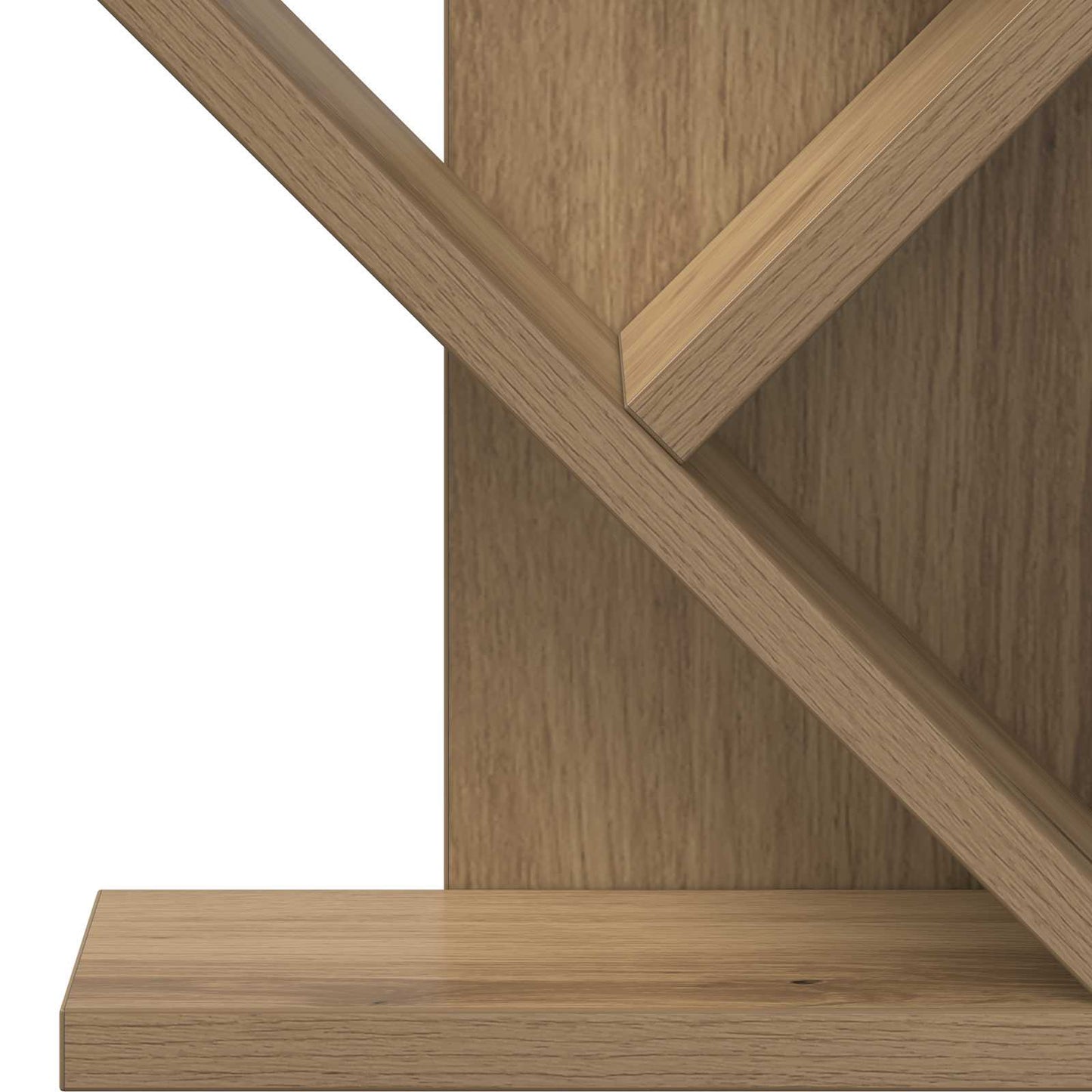 Boomvormige boekenplank met 3 planken 30 x 18 x 48 cm