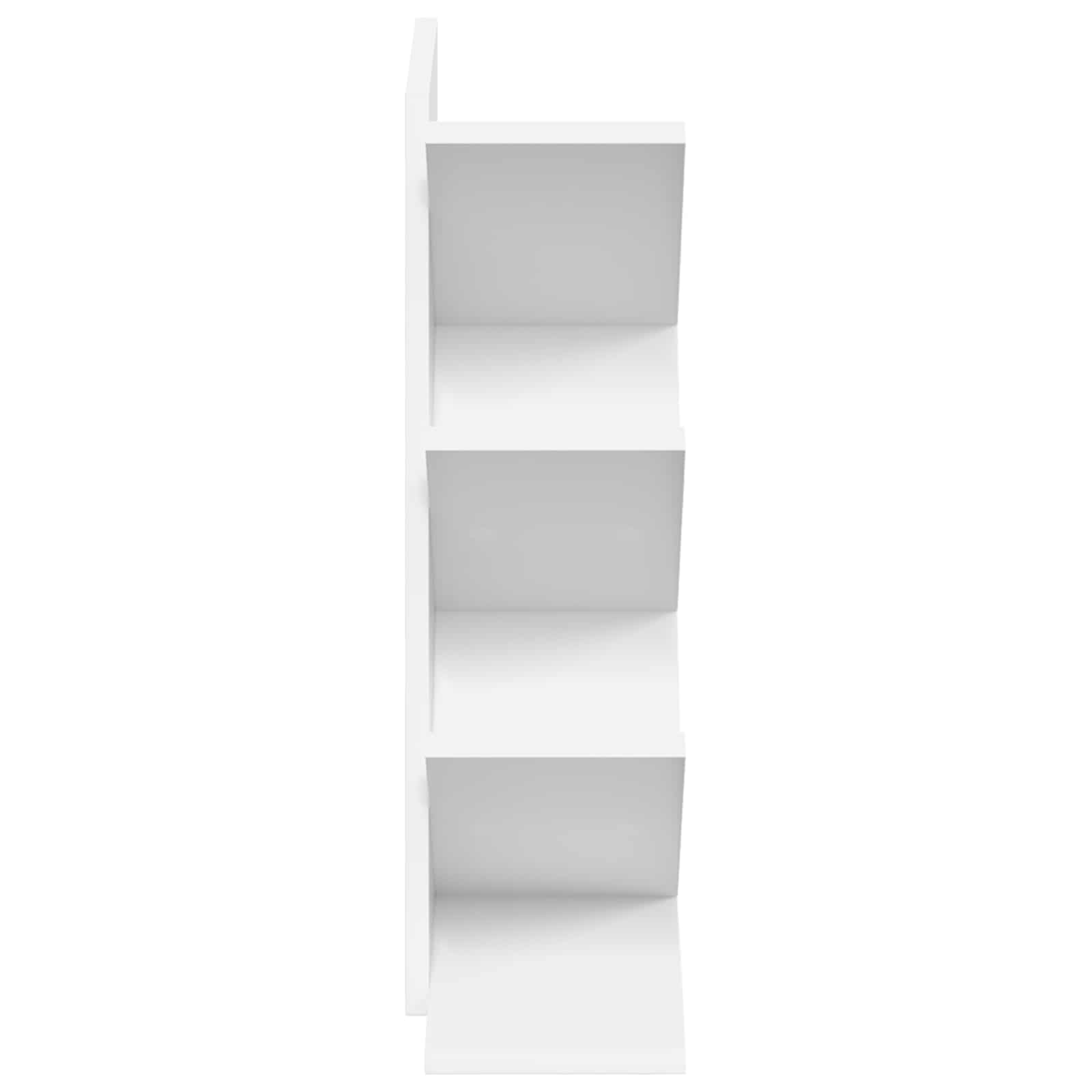 Boekenkast in de vorm van een boom 4-vaks 30 x 18 x 60 cm Wit