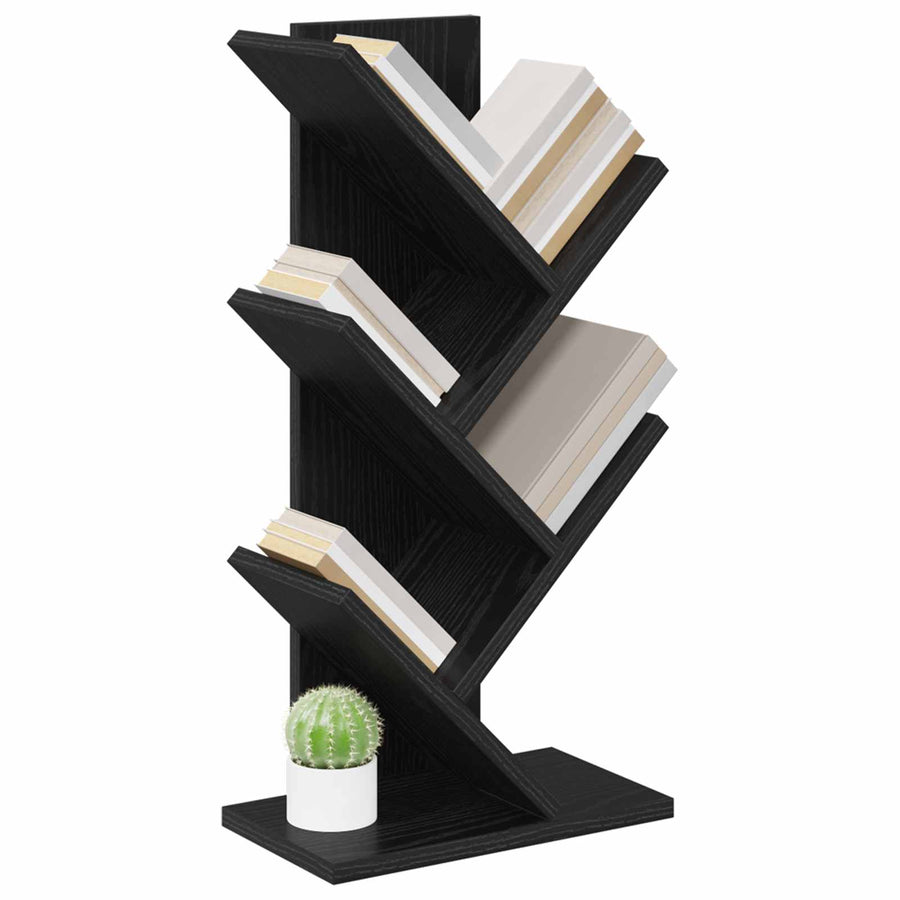 Boomboekenplank 4-laags 30 x 18 x 60 cm Bewerkt hout