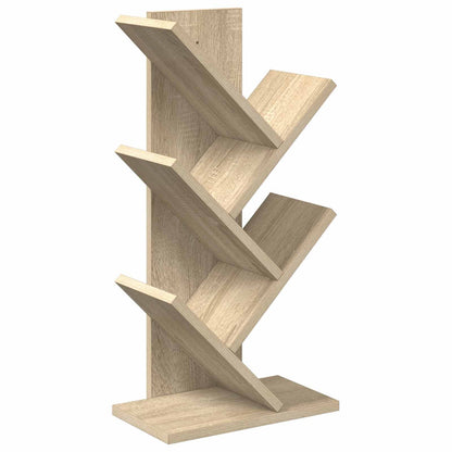 Boom Boekenplank 4-Tier 30 x 18 x 60 cm Bewerkt hout
