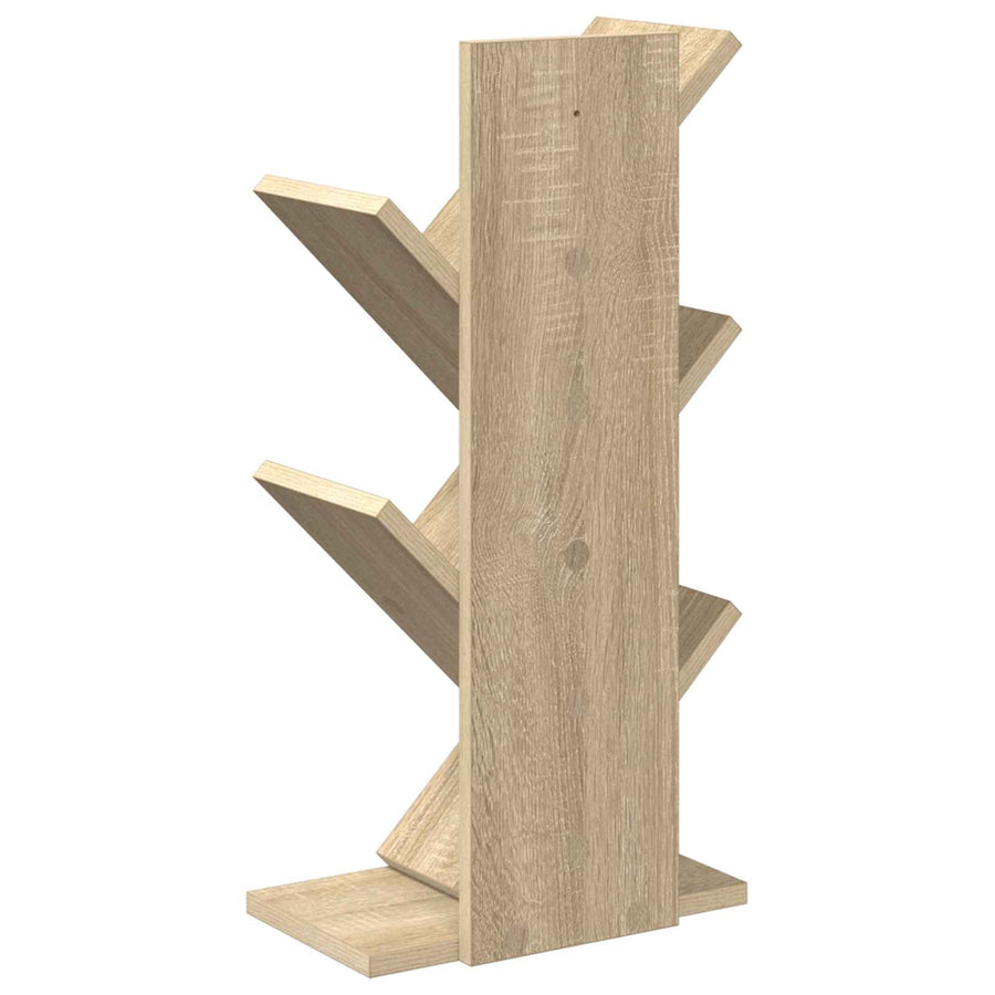 Boom Boekenplank 4-Tier 30 x 18 x 60 cm Bewerkt hout