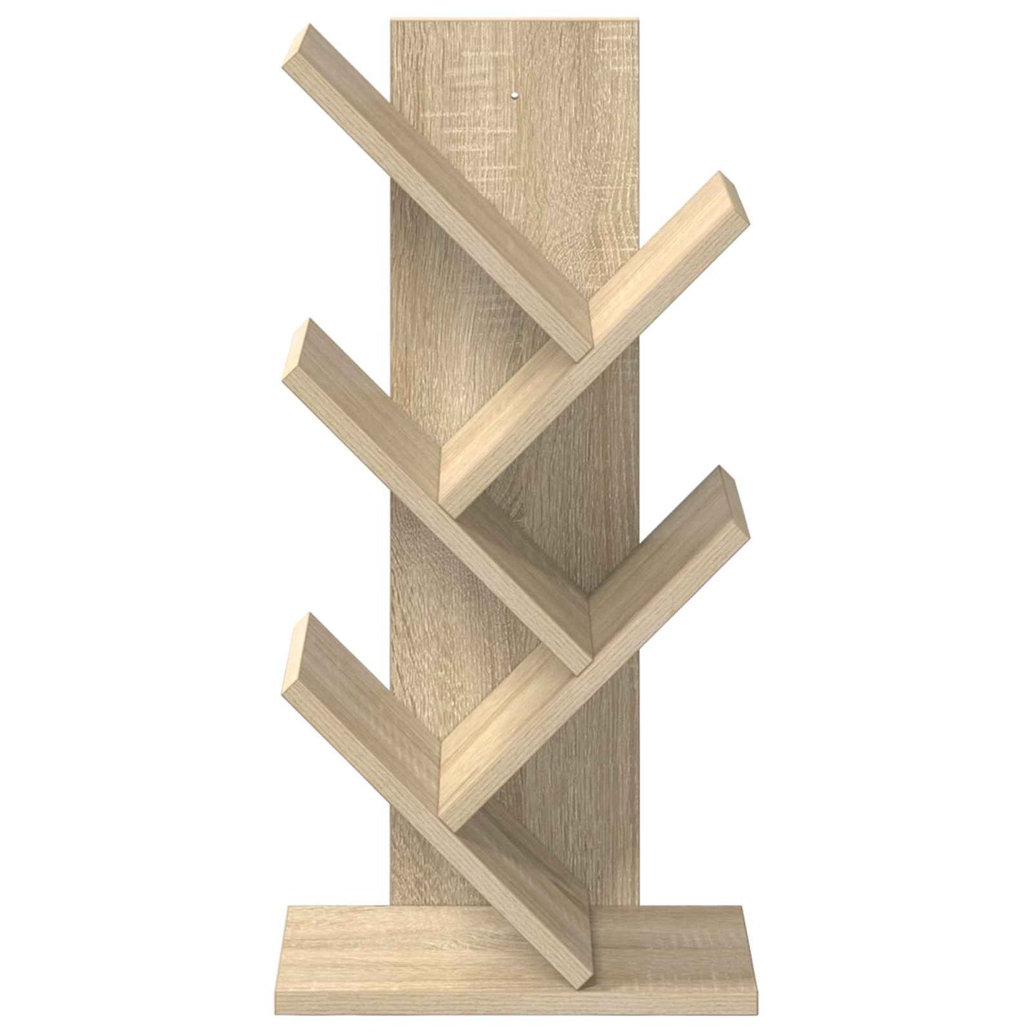 Boom Boekenplank 4-Tier 30 x 18 x 60 cm Bewerkt hout
