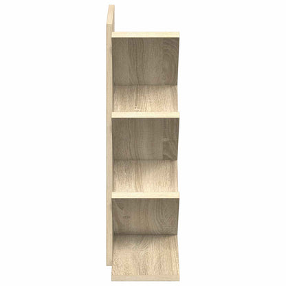 Boom Boekenplank 4-Tier 30 x 18 x 60 cm Bewerkt hout
