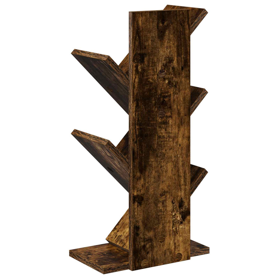 Boom Boekenkast 4-Tier 30 x 18 x 60 cm Bewerkt hout
