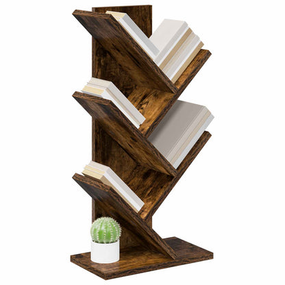 Boom Boekenkast 4-Tier 30 x 18 x 60 cm Bewerkt hout