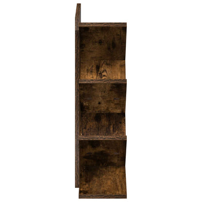 Boom Boekenkast 4-Tier 30 x 18 x 60 cm Bewerkt hout
