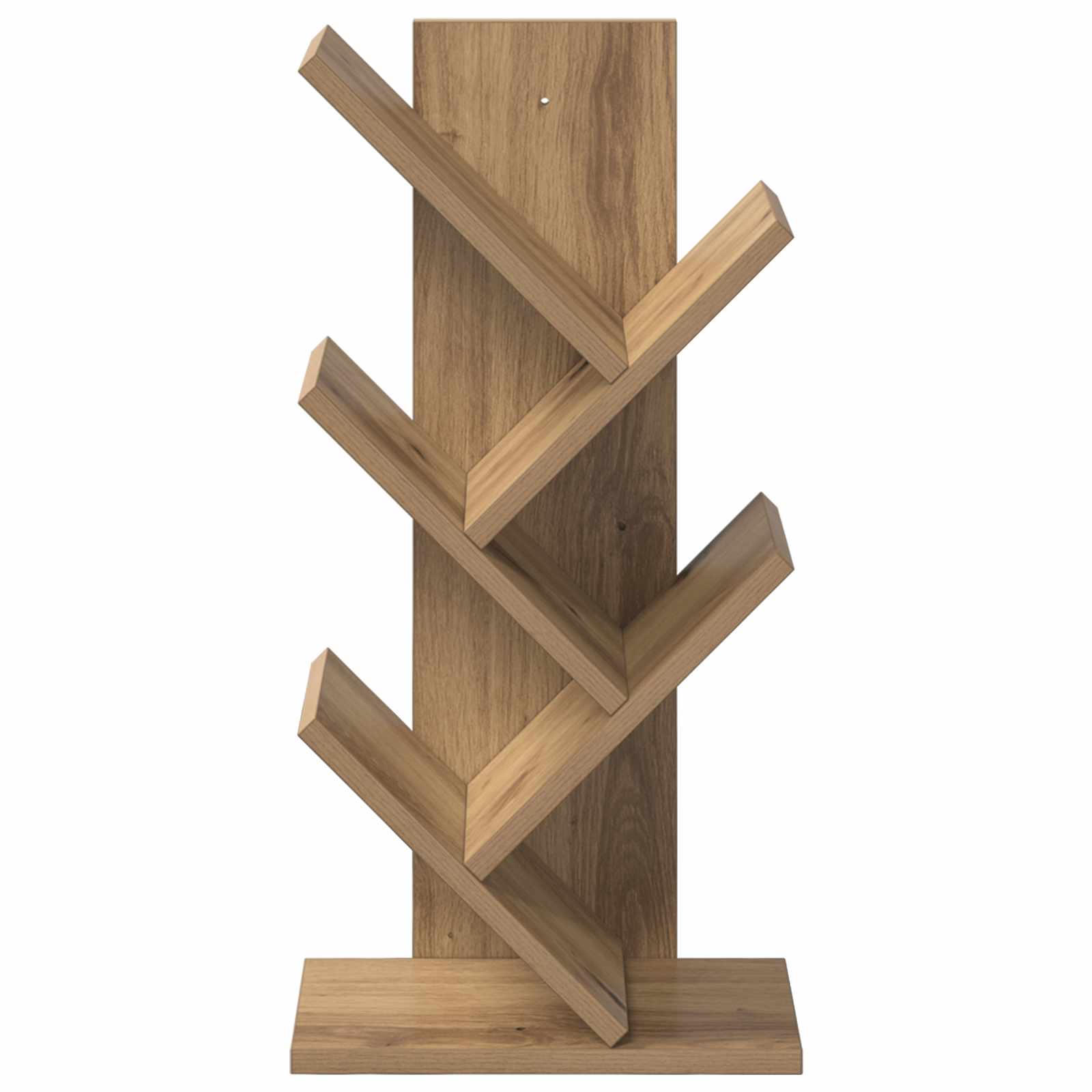 Boomboekenplank 4-laags 30 x 18 x 60 cm Bewerkt hout