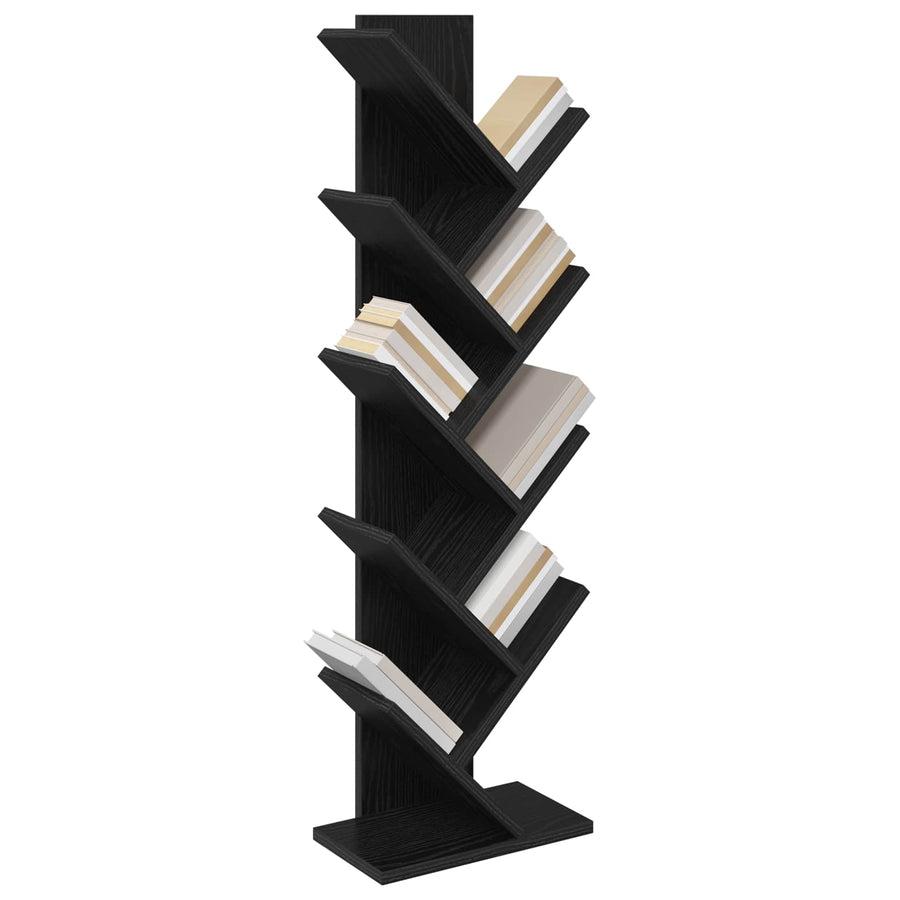 Boomboekenplank 6-niveaus 30 x 18 x 100 cm Bewerkt hout