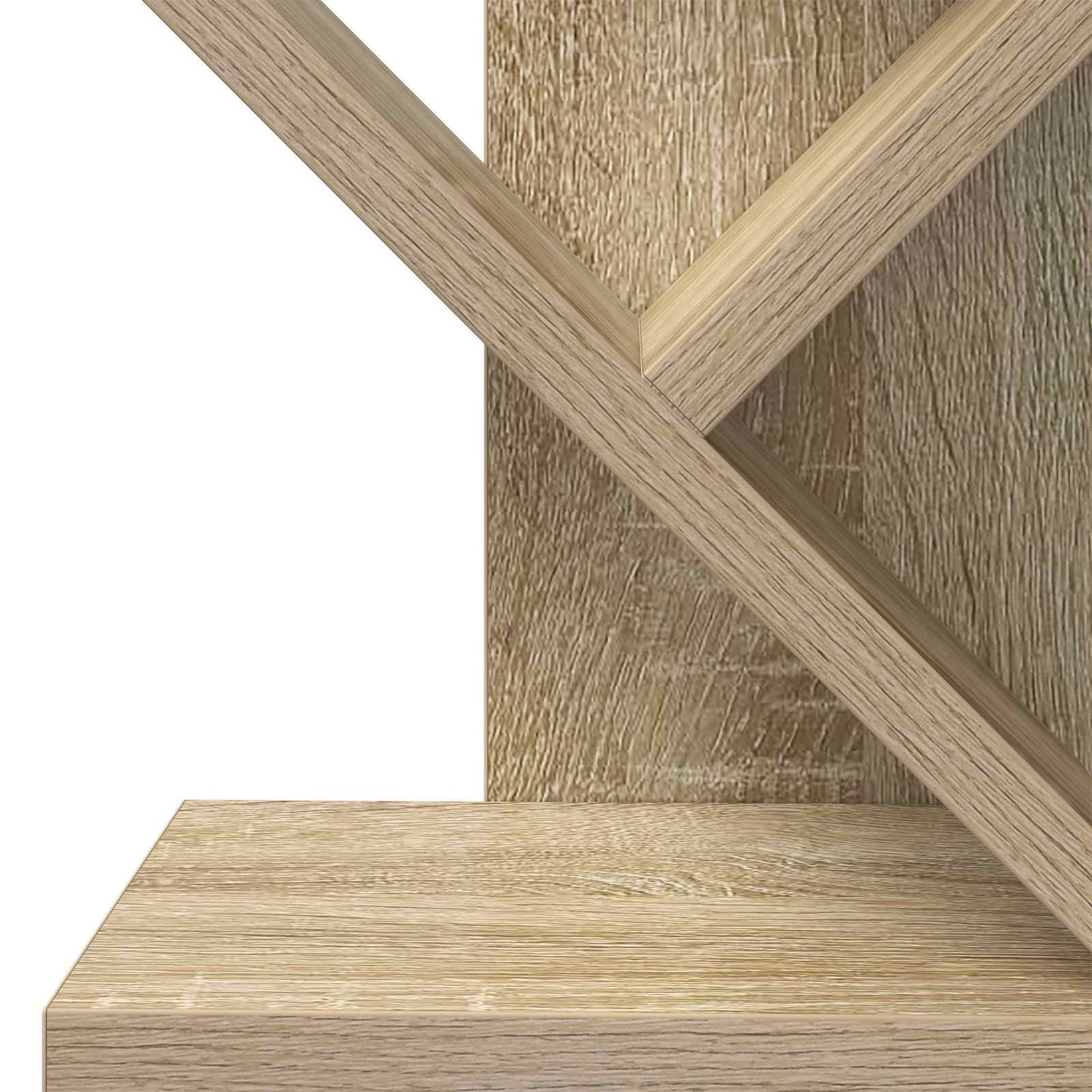 Boom Boekenkast 6-Lagen 30 x 18 x 100 cm Bewerkt hout