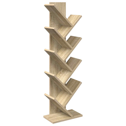 Boom Boekenkast 6-Lagen 30 x 18 x 100 cm Bewerkt hout