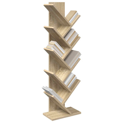 Boom Boekenkast 6-Lagen 30 x 18 x 100 cm Bewerkt hout