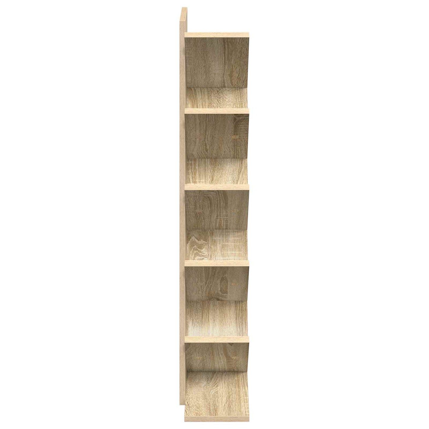 Boom Boekenkast 6-Lagen 30 x 18 x 100 cm Bewerkt hout