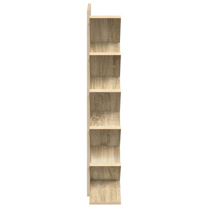 Boom Boekenkast 6-Lagen 30 x 18 x 100 cm Bewerkt hout