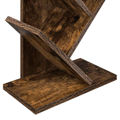 Boom boekenplank 6-laags 30 x 18 x 100 cm Bewerkt hout