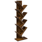 Boom boekenplank 6-laags 30 x 18 x 100 cm Bewerkt hout