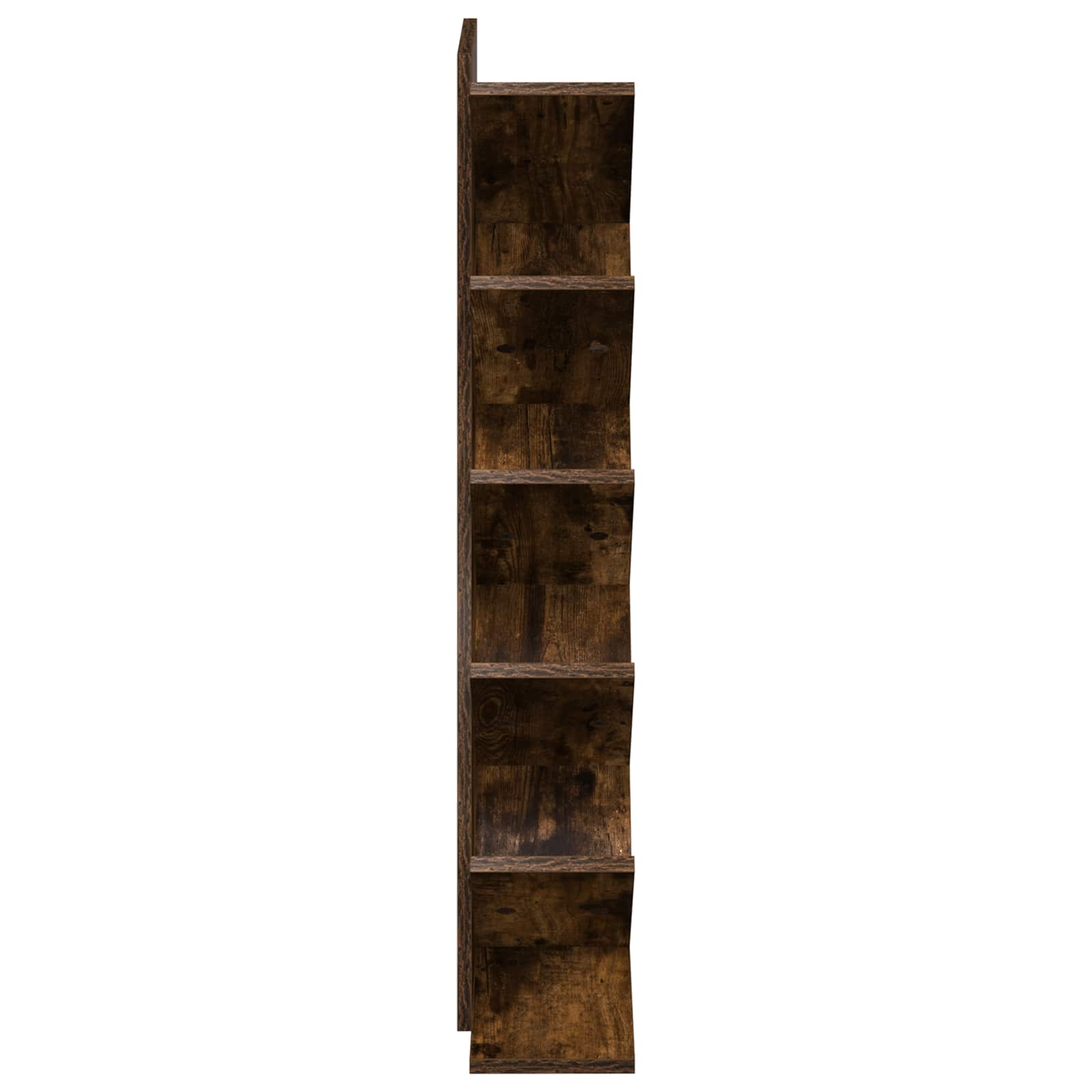 Boom boekenplank 6-laags 30 x 18 x 100 cm Bewerkt hout