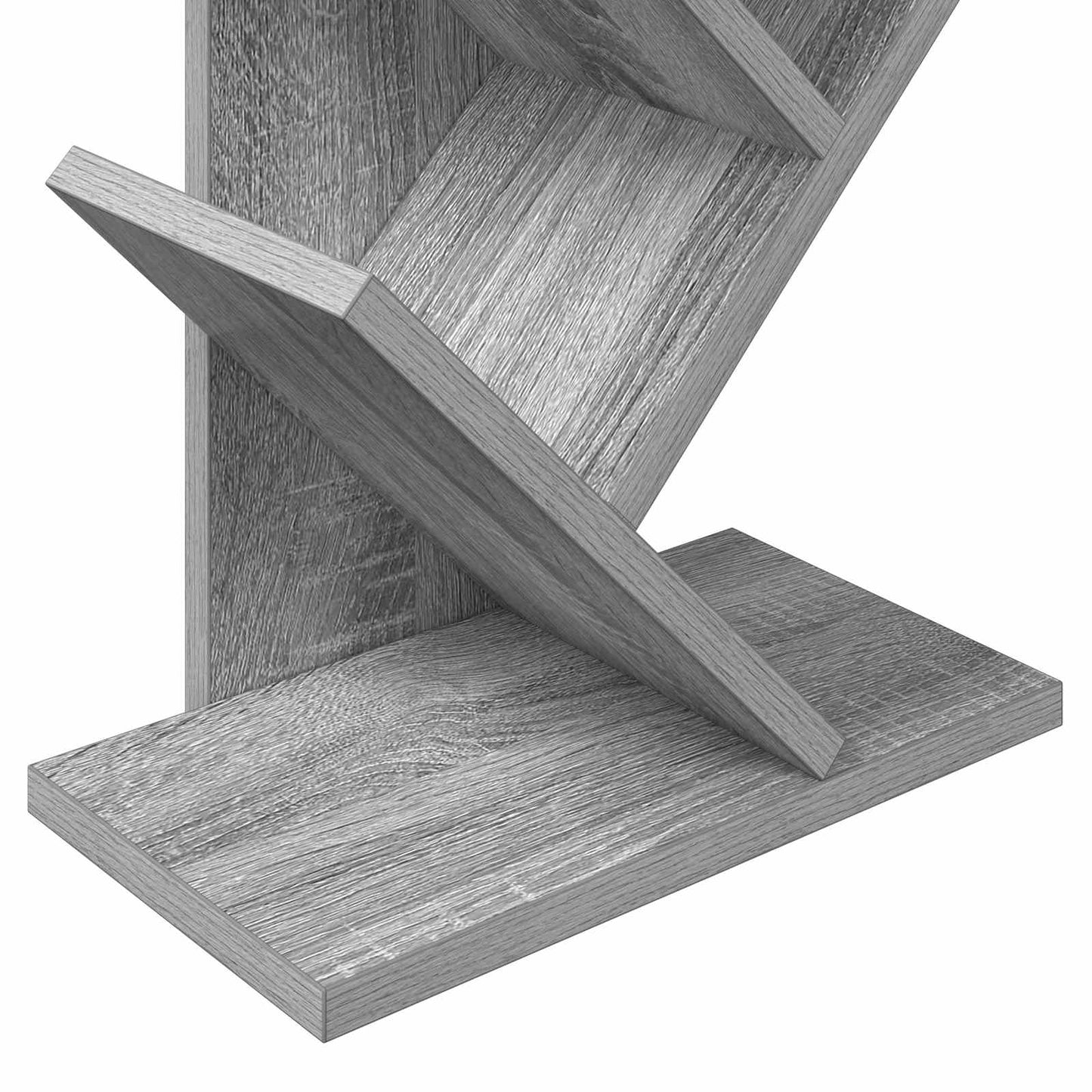 Boom Boekenplank 6-Tier 30 x 18 x 100 cm Bewerkt hout