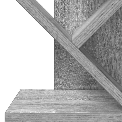 Boom Boekenplank 6-Tier 30 x 18 x 100 cm Bewerkt hout