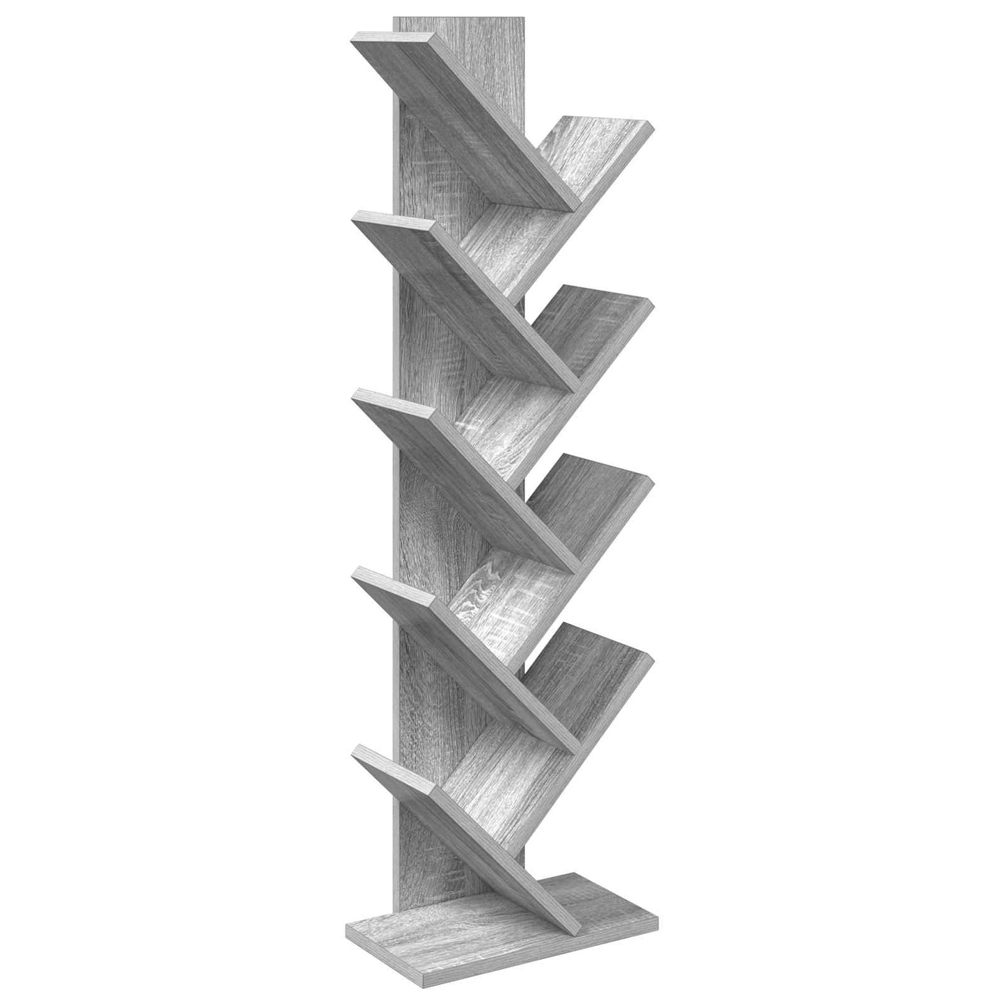 Boom Boekenplank 6-Tier 30 x 18 x 100 cm Bewerkt hout
