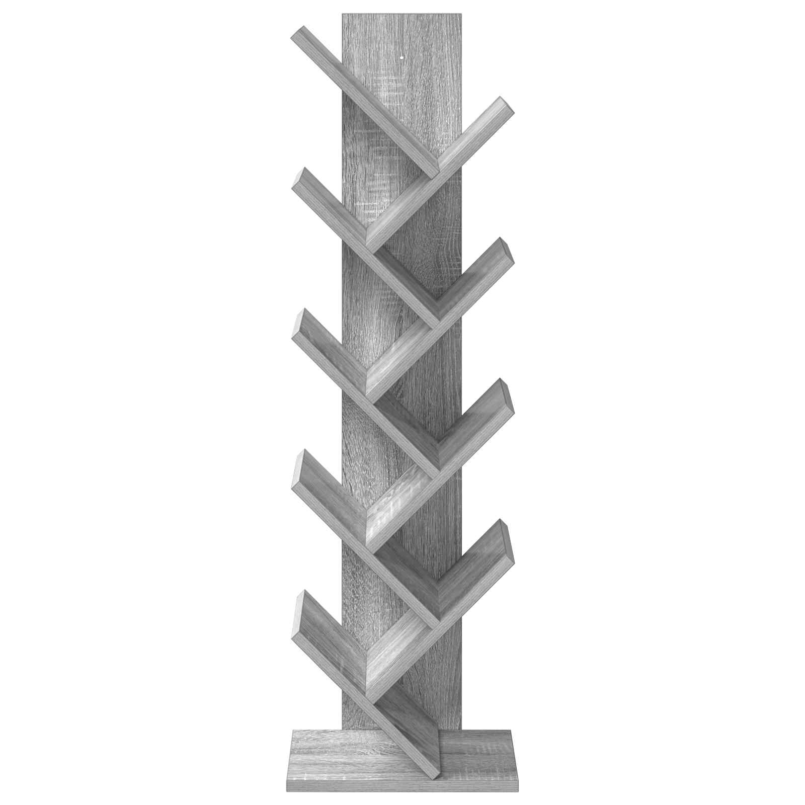 Boom Boekenplank 6-Tier 30 x 18 x 100 cm Bewerkt hout