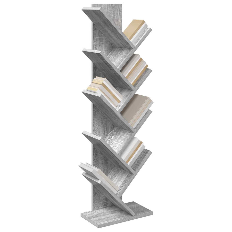 Boom Boekenplank 6-Tier 30 x 18 x 100 cm Bewerkt hout