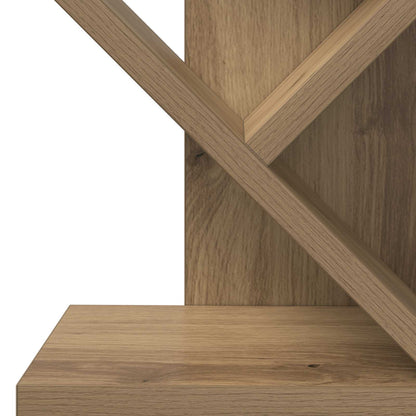 Boom boekenplank 6-laags 30 x 18 x 100 cm Bewerkt hout