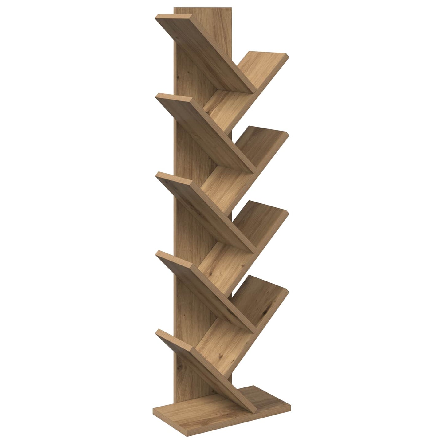Boom boekenplank 6-laags 30 x 18 x 100 cm Bewerkt hout