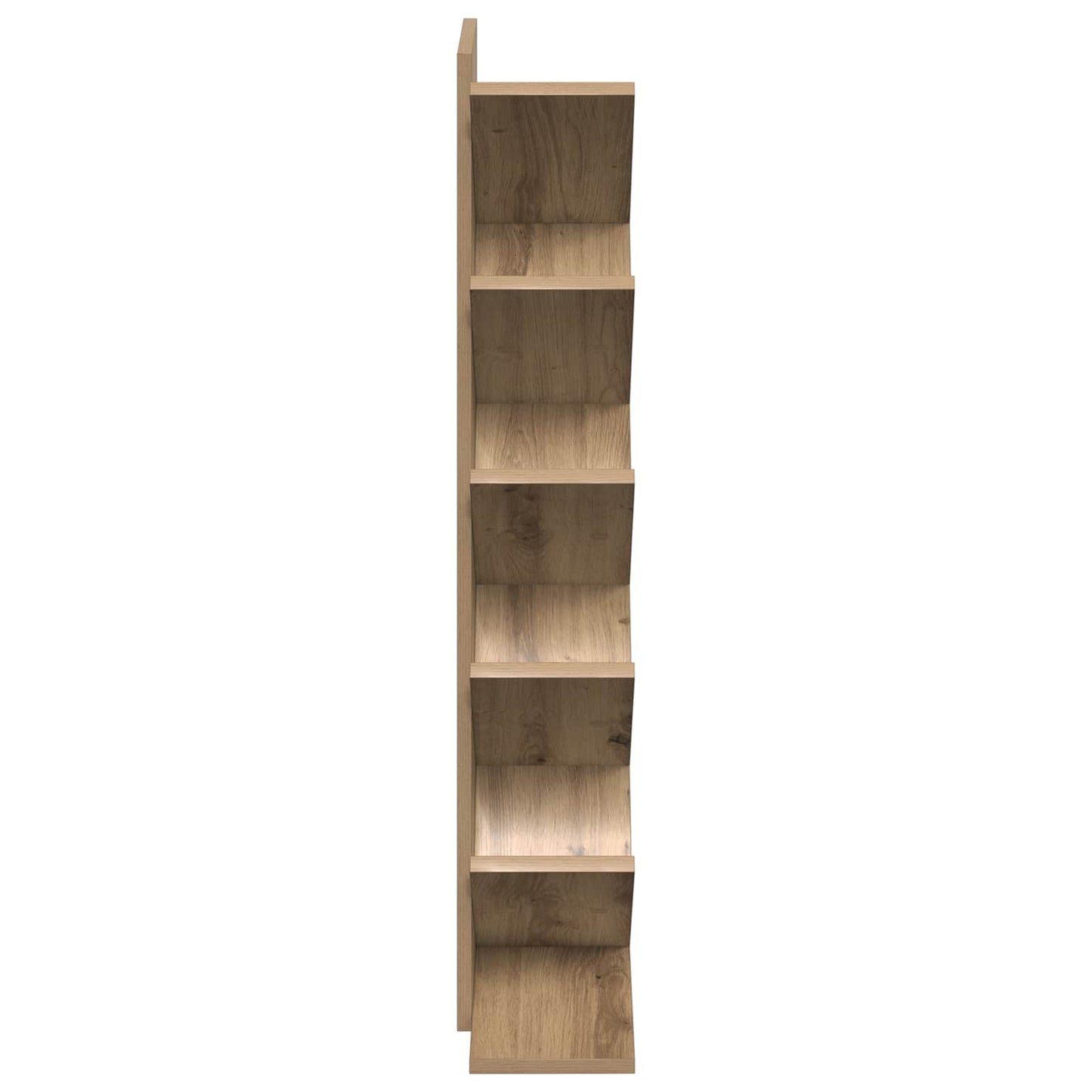 Boom boekenplank 6-laags 30 x 18 x 100 cm Bewerkt hout