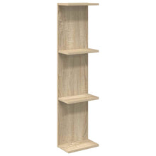 Wandplank Sonoma Eiken 25 x 15 x 100 cm Bewerkt hout