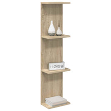 Wandplank Sonoma Eiken 25 x 15 x 100 cm Bewerkt hout