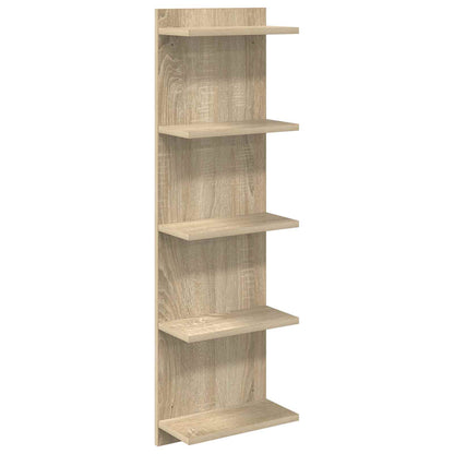 Wandplank Sonoma Eiken 30 x 15 x 100 cm Bewerkt hout